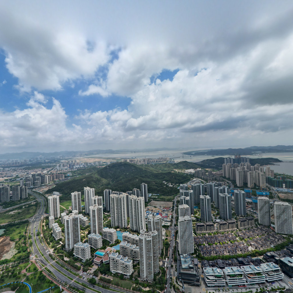 大湾区-珠海高新区航拍全景21.6.20
