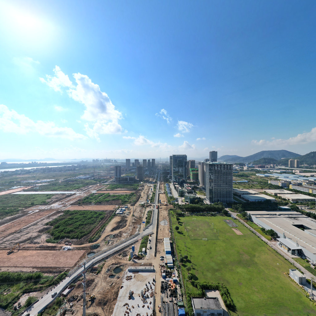 21.11.07珠海新中心板块报税板块航拍全景