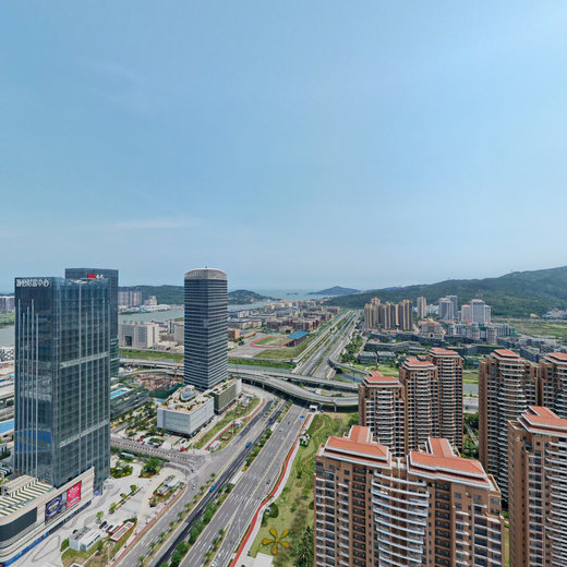 2022.5月大湾区珠海横琴粤澳深合区口岸航拍全景