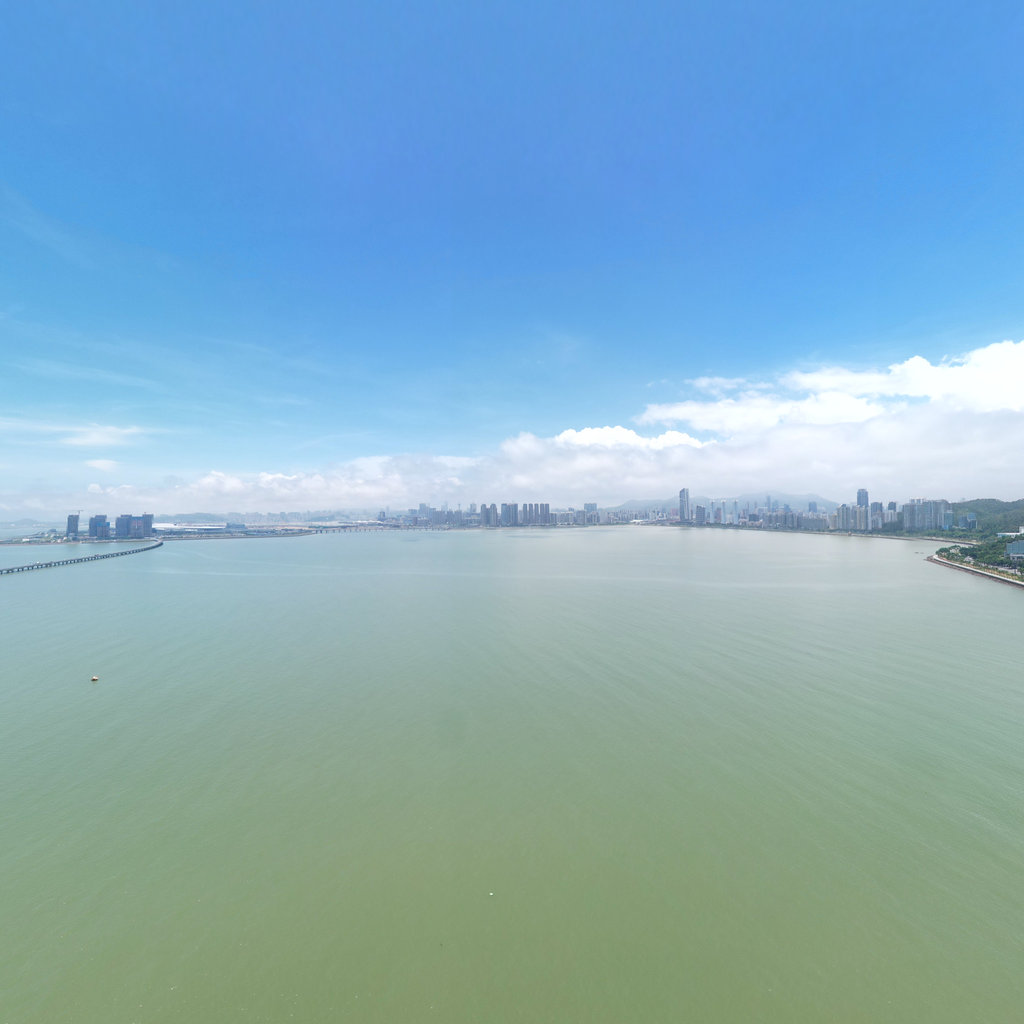 2022.5月大湾区珠海情侣路九洲湾片区航拍全景