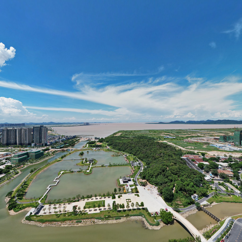 2022.6.27大湾区珠海唐家后环中山公园航拍实景