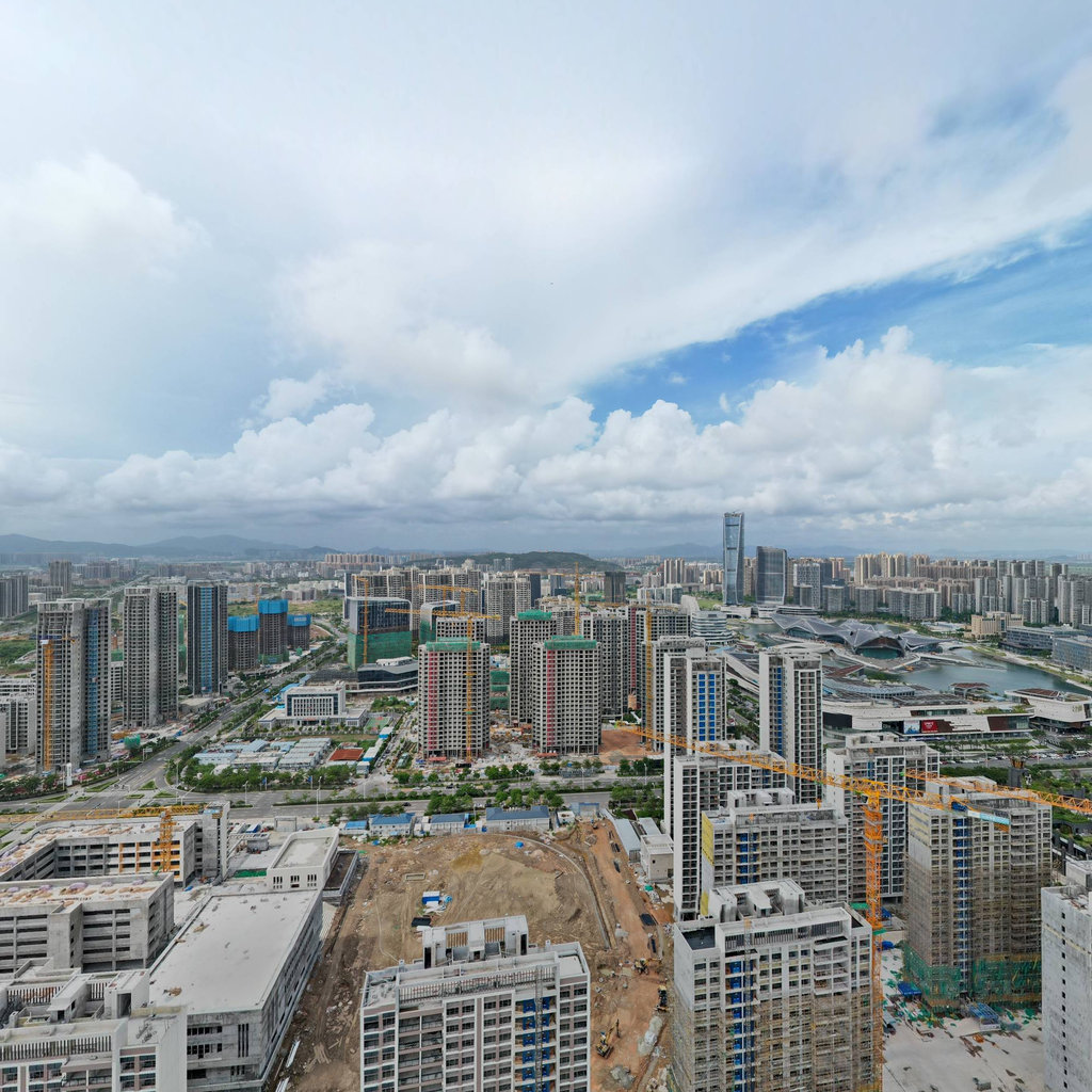 2022.10大湾区珠海十字门航拍全景