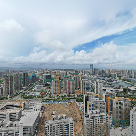2022.10大湾区珠海十字门航拍全景