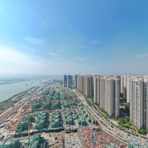 2022.10大湾区珠海尖峰南万达商圈航拍实景